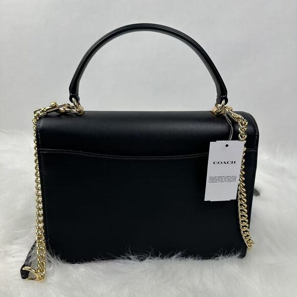 Coach Klare Top Handle Bag In Signature Canvas CY687 Gold/Walnut/Black NWT - Picture 4 of 10